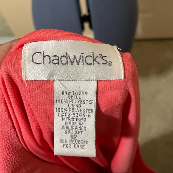 Chadwick’s | Coral Pink Dress - Picture 9 of 9